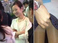 落ち着いた美人OL達が強制パンチラ盗撮でも平常心でいられるか検証したスカート捲りｗｗ【PEEPING WIKI】奥義！スカートめくりパンチラ Vol.11 OL特集3